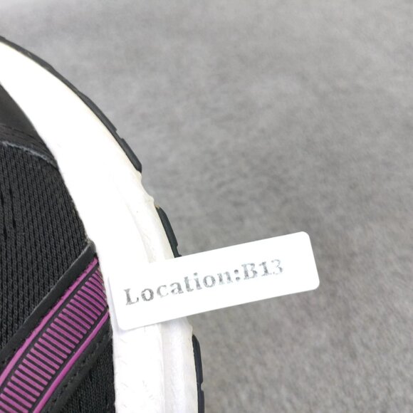 ASICS Gel Contend 8 Womens Size 9.5 Running Shoes Low Top Black Purple 1012B320 - Picture 10 of 10